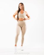 klær T442101 lin brun forsterke BH kvinner Alphalete - Bilde 4