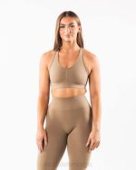 klær T442103 chai brun forsterke BH kvinner Alphalete