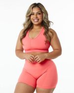 klær T442116 piksel rosa forsterke BH kvinner Alphalete
