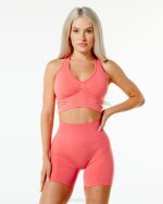 klær T442117 piksel rosa stratus bh kvinner Alphalete
