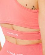 klær T442117 piksel rosa stratus bh kvinner Alphalete - Bilde 4