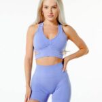 klær T442119 digital fiolett lilla stratus bh kvinner Alphalete