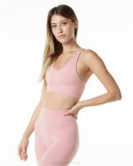 klær T442130 blomst rosa forsterke BH kvinner Alphalete - Bilde 3