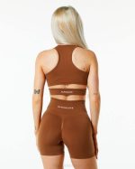 klær T442132 butterscotch brun stratus bh kvinner Alphalete - Bilde 2