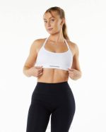 klær T442140 hvit alphalux tri bh kvinner Alphalete