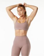 klær T442146 passiv lilla alphalux tri bh kvinner Alphalete