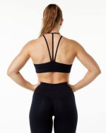 klær T442147 svart alphalux tri bh kvinner Alphalete - Bilde 2