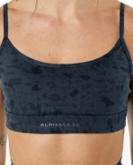 klær T442151 pebble print hval blå overflate ubegrenset bh kvinner Alphalete - Bilde 4