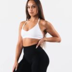 klær T44215 hvit forsterke grime-bh kvinner Alphalete