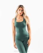 klær T442161 salvie grønn sømløs racerback tank kvinner Alphalete