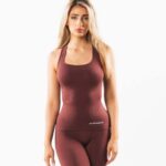 klær T442162 støvete roserød sømløs racerback tank kvinner Alphalete