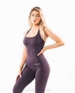klær T442163 due lilla sømløs racerback tank kvinner Alphalete - Bilde 3