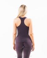 klær T442163 due lilla sømløs racerback tank kvinner Alphalete - Bilde 4