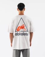 klær T442177 sementgrå crest tee unisex Alphalete - Bilde 2