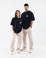 klær T442178 marineblå crest tee unisex Alphalete