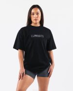 klær T442180 svart spøkelses-t-skjorte unisex Alphalete - Bilde 3