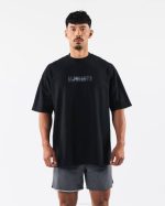 klær T442180 svart spøkelses-t-skjorte unisex Alphalete - Bilde 4