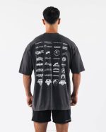klær T442182 vintage svart arv t-skjorte unisex Alphalete - Bilde 2