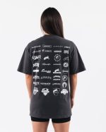 klær T442182 vintage svart arv t-skjorte unisex Alphalete - Bilde 4