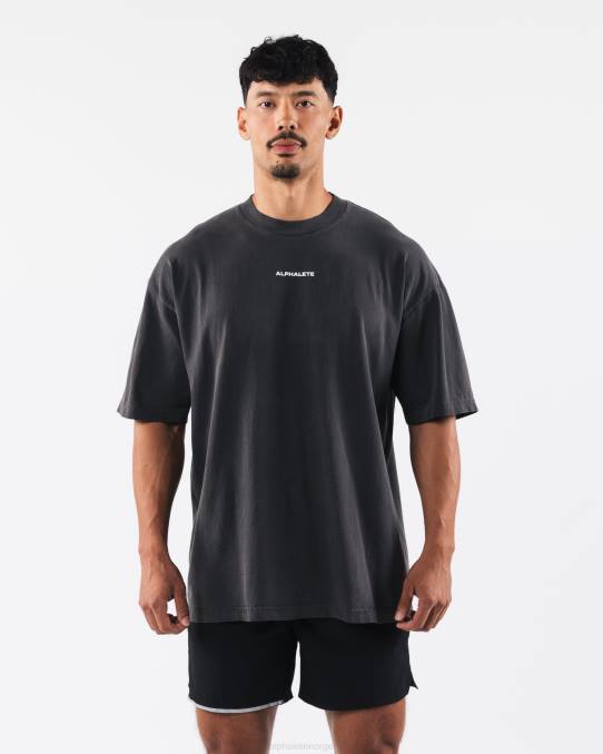 klær T442182 vintage svart arv t-skjorte unisex Alphalete - Bilde 5