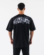 klær T442185 svart røyk tee unisex Alphalete - Bilde 2