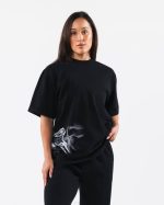 klær T442185 svart røyk tee unisex Alphalete - Bilde 3