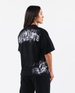 klær T442185 svart røyk tee unisex Alphalete - Bilde 4