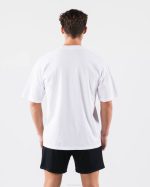 klær T442195 hvit radiell uskarphet tee unisex Alphalete - Bilde 4