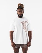 klær T442213 hvit heatmap tee unisex Alphalete - Bilde 2