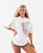 klær T442213 hvit heatmap tee unisex Alphalete - Bilde 3