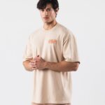 klær T442214 beige brun kryptisk t-skjorte unisex Alphalete