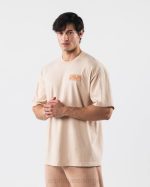 klær T442214 beige brun kryptisk t-skjorte unisex Alphalete