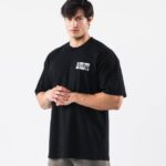 klær T442216 svart kryptisk t-skjorte unisex Alphalete