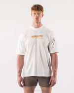 klær T442217 off white klo tee unisex Alphalete - Bilde 2