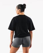 klær T442218 svart varsity t-skjorte unisex Alphalete - Bilde 5
