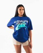 klær T442220 kongeblå en strand-t-skjorte unisex Alphalete - Bilde 2