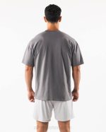 klær T442229 koksgrå pumpe universitets-t-skjorte unisex Alphalete - Bilde 4