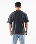 klær T442232 delfinblå ulvhodet-skjorte unisex Alphalete - Bilde 4