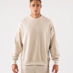 klær T442264 havsalt brun opprinnelse crewneck unisex Alphalete