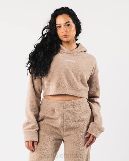 klaer_t442274_lin_brun_king_crop_hettegenser_kvinner_alphalete.jpg klær T442274 lin brun king crop hettegenser kvinner Alphalete - Bilde 1
