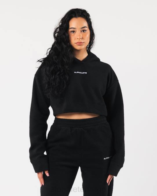 klaer_t442277_svart_king_crop_hettegenser_kvinner_alphalete.jpg klær T442277 svart king crop hettegenser kvinner Alphalete - Bilde 1