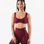 klær T44229 krans rød aura sculpt bh kvinner Alphalete