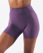 klær T442300 aster lilla aura kort 5" kvinner Alphalete