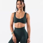 klær T44230 sypress grønn aura sculpt bh kvinner Alphalete