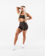 klær T442310 kashmir brun aura kort 5" kvinner Alphalete - Bilde 2