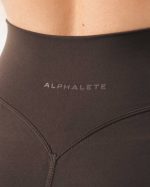 klær T442310 kashmir brun aura kort 5" kvinner Alphalete - Bilde 6