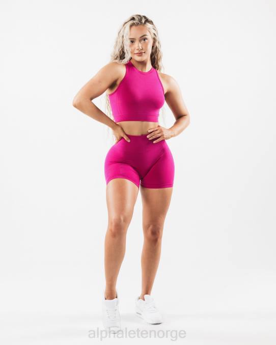 klær T442331 magenta rosa forsterke kort 4,5" kvinner Alphalete - Bilde 2