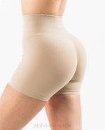 klær T442337 lin brun forsterke kort 4,5" kvinner Alphalete - Bilde 4