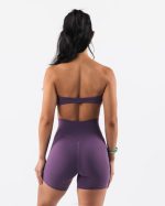 klær T44233 aster lilla aura bandeau kvinner Alphalete - Bilde 2