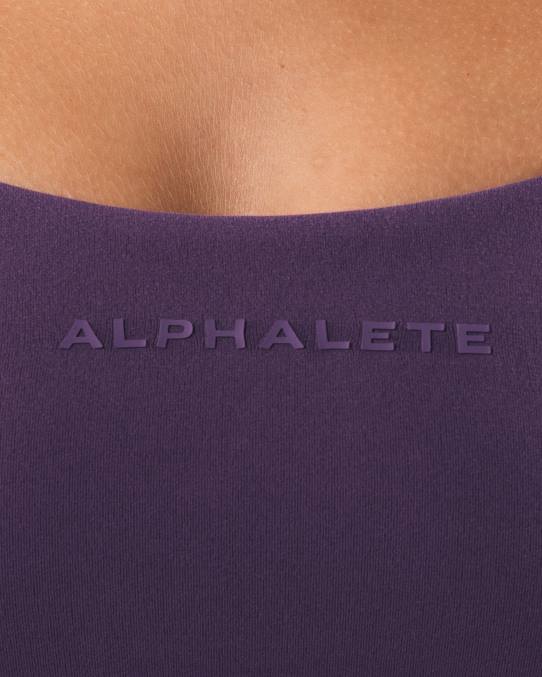 klær T44234 aster lilla aura langline-bh med stropper kvinner Alphalete - Bilde 5